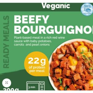 Veganic - Plato Bourguignon tipo Ternera con patatas 300g